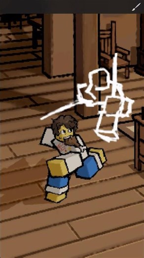 Lobby pt 14: Shedletsky #art #digitaldrawing #digitalart #forsaken #shedletsky #sfoth #roblox