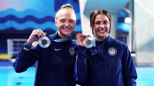 Synchronized diving duo known as 'Cook'N Bacon' earn first US Olympic medals