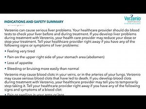 Verzenio® Indications and Safety Summary