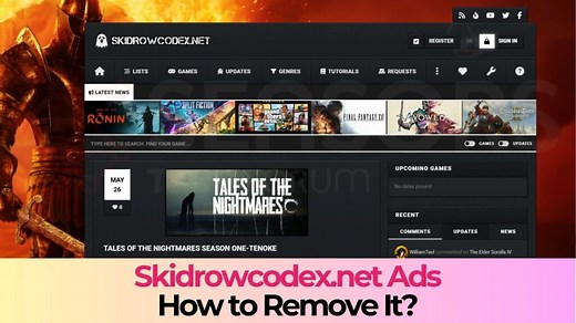 Skidrowcodex.net Pop-ups Virus - Removal Guide