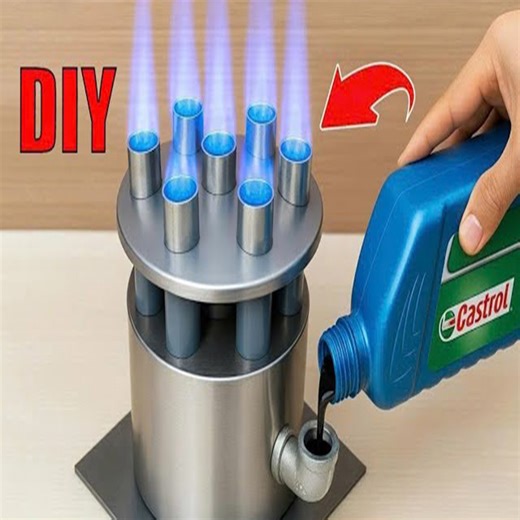 DIY Waste Oil Heating Stove 3in1 ! Billions of homes need this but no one does it 2026 | Trash Upcycle DIY