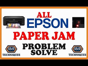 how to solve paper jam problem in epson l380 epson printer
