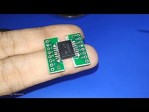 Soldering SMD PCF8574T IC Digital Input Output I2C GPIO Expander - SOP16 to DIP16 Adapter PCB Board