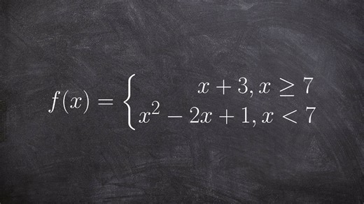 Evaluate the limit of a piecewise function using left and right hand limits