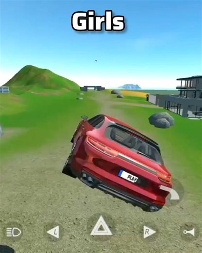 Girls vs Boys Car Simulator 2 #shorts