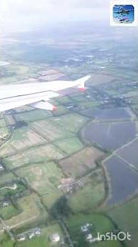 Green Landscape from Airplane | Stunning Aerial Shot