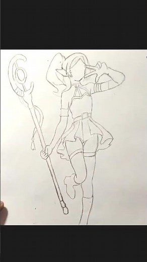 how to draw female body easy way❤️💸