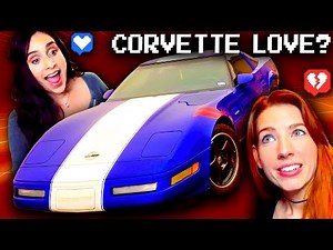 Do Women Like CORVETTES? ("Women React To Cars" Ep. 1) 1996 C4 Grand Sport