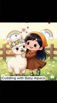 Chibi Girl Interacting with 13 Cute Little Animals - Heartwarming Animal Moments 🐇🐱🐼