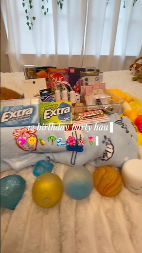 12 birthday party haul! 🌴🌊🌺🪸🌅🌻💐🌷 #aestheic #makethisgoviral #birthday #haul