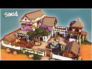 Sims 4 Hacienda: Encanto Inspired🌸 [No CC] - Sims 4 Speed Build | Kate Emerald
