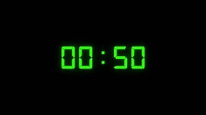 50 Seconds Digital Clock Countdown Timer Stock Footage Video (100% Royalty-free) 3477249313 | Shutterstock