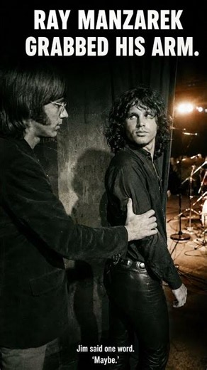 Jim Morrison Tried to Walk on Stage Naked. Ray Stopped Him. What Jim Said Next. #shorts