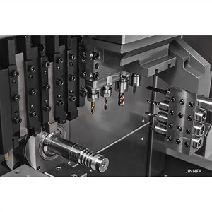 [Hot Item] 2-Spindle 7-Axis Sw205b Swiss Type CNC Automatic Turning Lathe for High-Precision Processing Tasks