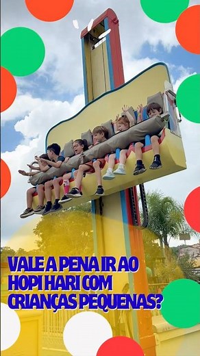 Hopi Hari: brinquedos e atrações para crianças pequenas