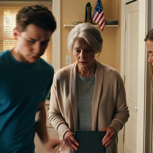 “Don’t Pretend You’re Sick—Mom, The Floor’s Dirty,” My Daughter-In-Law Said, Pressing A Mop Into My Hand. I Smiled And Replied, “Alright, I’ll Get Up Right Away.” And I Stood—Not To Mop, But To Move.. On a quiet American cul-de-sac, the porch flag doesn’t move, but something in my kitchen finally does. The range hood hums while I slice a cucumber through a fever, the knife ticking like a metronome. TV light spills from the living room, washing my son, Robert, and his wife, Nicole, in easy blues.