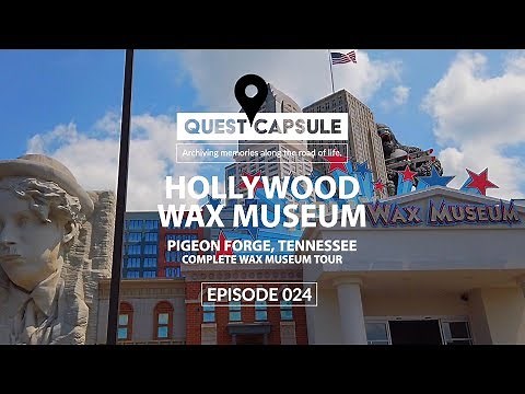 Hollywood Wax Museum Pigeon Forge Tennessee - Complete Wax Museum Tour