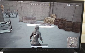 外星人ALIENWARE M17R4 3080 I7 PUBG绝地求生 修正测试