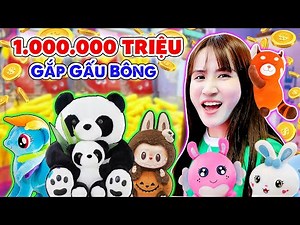 Sister Ve Used 1,000,000 Million to Pick Up All the Stuffed Animals | Part 4 - Ve Ve Channel
