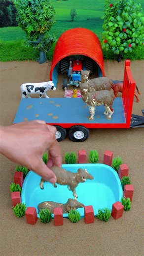 Diy mini tractor mini water pump science project #ytshorts #tractor #diy #waterpump