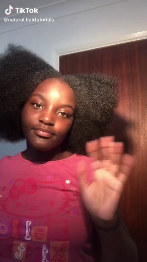 Cornrow crossover into 2 puffs ✨ @katana.x #fypシ #naturalhair #viral #GetGrafting