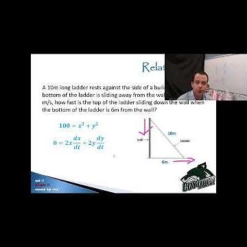 math 31 - related rates - the ladder problem