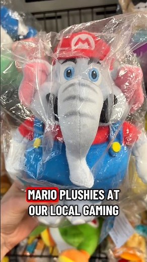 RARE Super Mario Bros plushies at the thrift store! 🍄 #marioplush #shorts