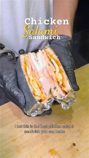 Salami Sandwich recipe | Vishesh Monga | #yt #food #cooking #ytshorts #sandwich #salami #tasty
