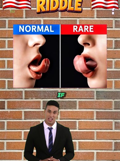Only 5% Can Do This Tongue Trick! 😱 Only a few people can do this tongue trick! Are you NORMAL or RARE? Try it now and comment if you can do it! 👇 #TongueChallenge #QuickRiddle #Only5Percent #RareTalent #ViralQuiz #FunChallenge #USAviral #BrainTest