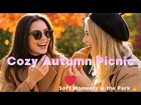 Cozy Autumn Picnic: Coffee, Croissants & Smiles ❤️