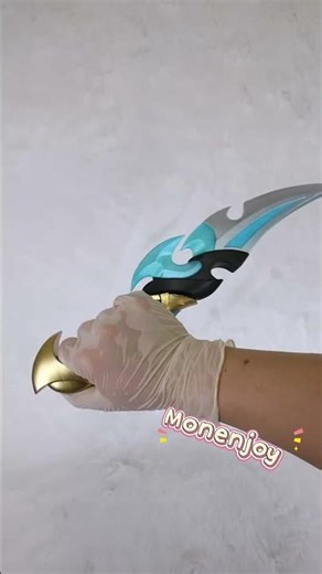 Monenjoy 原神 ローエン コスプレ道具 40cm モチーフ武器 Pla材質 短刃 レプリカ イベント舞台対応