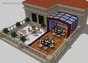 [Hot Item] Aluminum Frame House Patio Enclosure Retractable Sunroom
