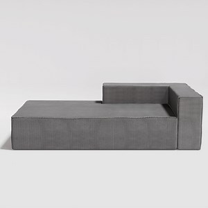 Modern Compression Lounge Couch,Luxury Corduroy for Living RoomGray) - Walmart.com