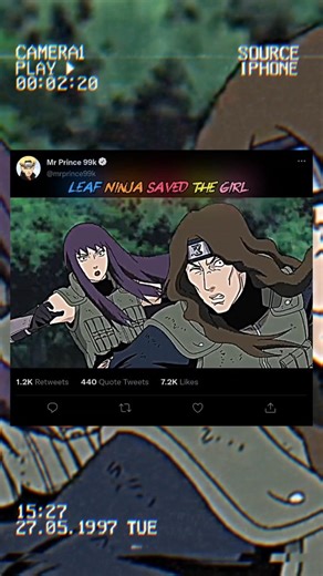 Leaf Ninja saved the girl #naruto #anime #shorts