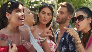 On Monday's '90 Day: Hunt For Love,' the group confronts Tiffany over rumors surrounding Rob's relationship with Elise. | Entertainment Tonight