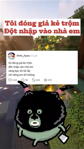 Tôi đóng giả kẻ trộm, đột nhập vào nhà em #reels #memes #threads #funny