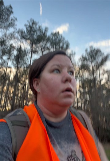 What it feels like before you even know if you hit the buck you shot at 🤣! Excuse my language, but my adrenaline was pumping, I was so excited and nervous and that was the longest walk ever! #huntlife #huntwife
