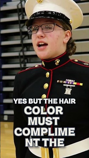 Are you allowed to dye your hair in the Marine Corps? #marinecorps #usmc #usmarines