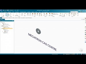Solid Edge 2024 - Create Simple 3D Part in Solid Edge