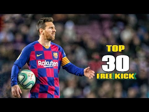 Lionel Messi - Top 30 Free Kick Goals.