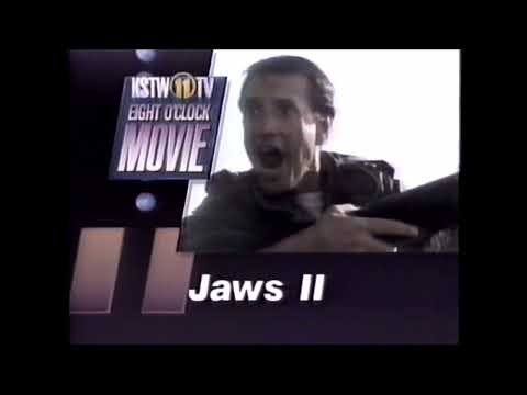 KSTW 11 - "Jaws 2" (Eight O'Clock Movie) (Bumper 2) (90s TV Spot) **VHS Recording**