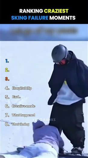 Ranking Craziest Skiing Failure Moments ⛷️