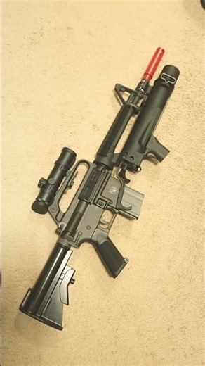 Colt XM177E2 With XM148 Grenade launcher by VFC! / 벱씨 콜트 XM177E2, XM148 유탄발사기!