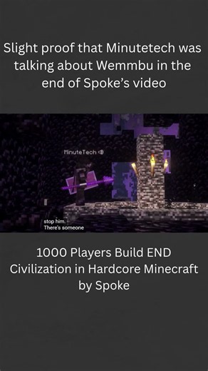 Who was Minutetech talking about in the end of Spoke’s video?#unstableuniverse #wemmbu #spokeishere