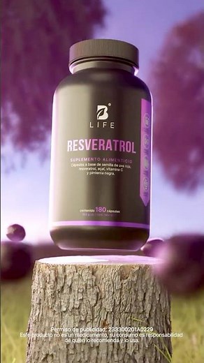 ¡La edad es solo un número con Resveratrol 500mg B Life®!