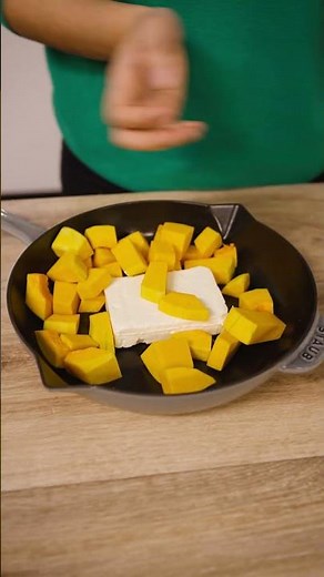 Recette : Purée de potimarron et feta #short