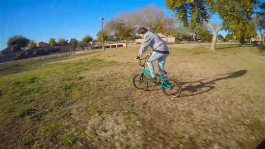 Extreme athlete offers instruction on dangerous acrobatic motorcycle trick