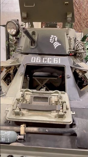 Inside the FV701 Ferret armored car