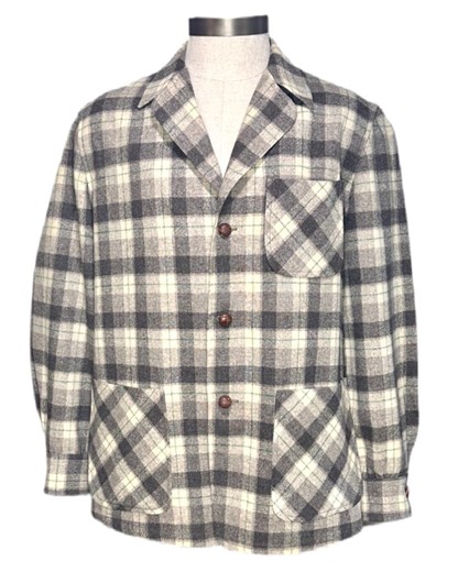 Vintage 1960s Pendleton Wool Lodge Jacket | Men’s Plaid Cabin Jacket | Made in USA - Etsy