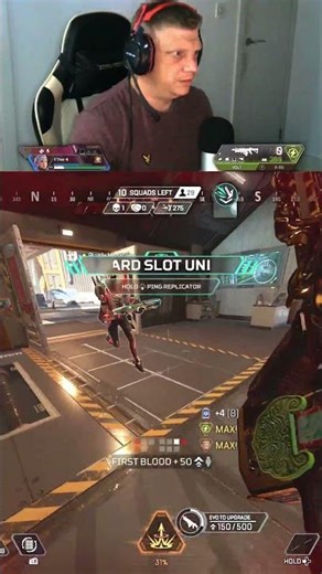 When wraith crouches XD! Apex legends clip!